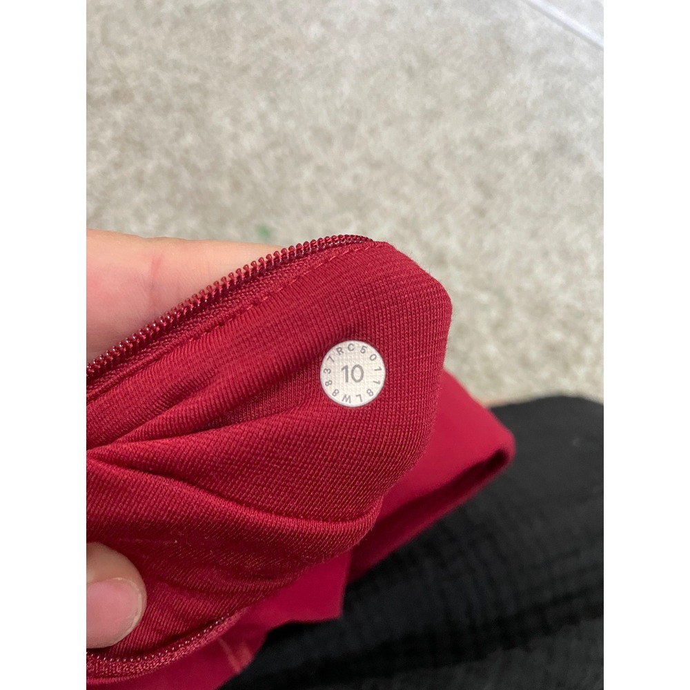 Lululemon Pace Rival Skirt (Regular) in Scarlet Size 10 Athleisure Tennis Golf - Picture 10 of 10